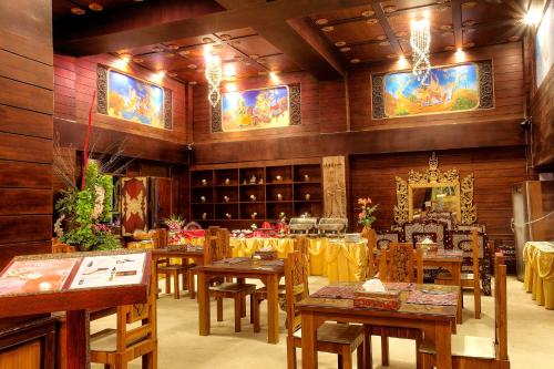 Restaurace v ubytování Singha Montra Lanna Boutique Style Hotel