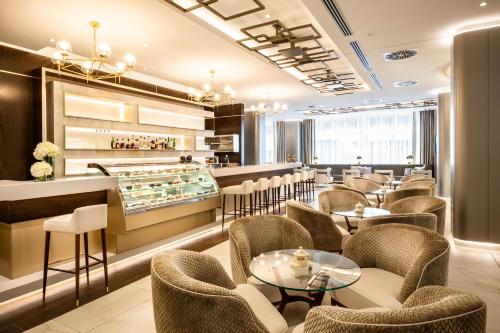 Posezení v ubytování Radisson Blu Béke Hotel, Budapest