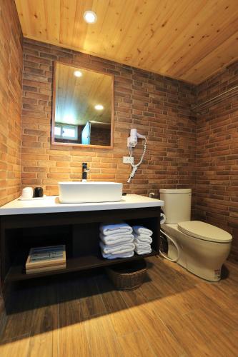 Ein Badezimmer in der Unterkunft Green Resort