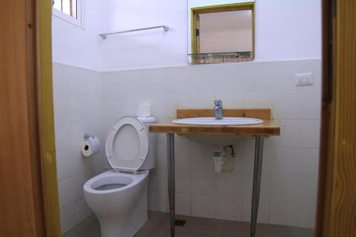 Vonios kambarys apgyvendinimo įstaigoje Residencial Las Estrellas