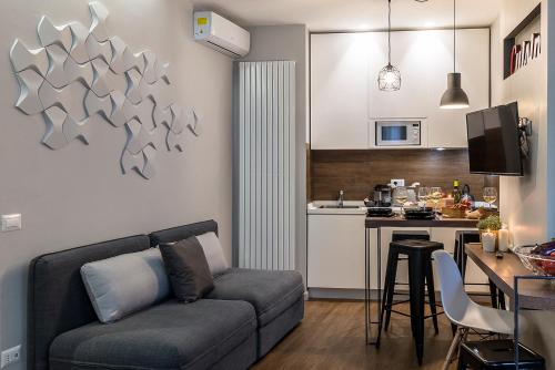 Cuisine ou kitchenette dans l'établissement Z-ArchSuites
