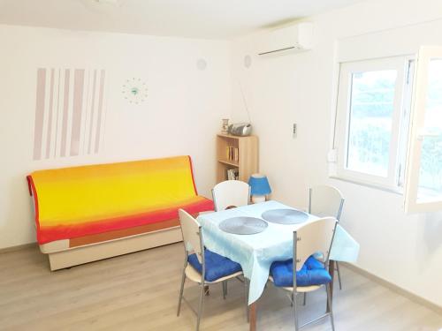 Χώρος καθιστικού στο Apartment Brigitte