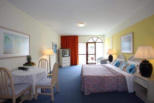 Postel nebo postele na pokoji v ubytování Canico Bay Apartments