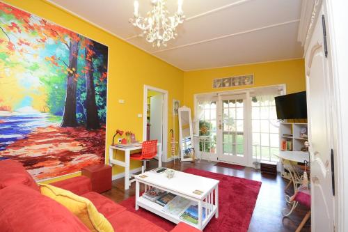 TV a/nebo společenská místnost v ubytování Dalfruin B&B