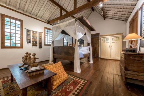 Kuchyň nebo kuchyňský kout v ubytování Wayang Retreat