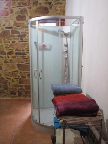 Kylpyhuone majoituspaikassa Ca'ls avis