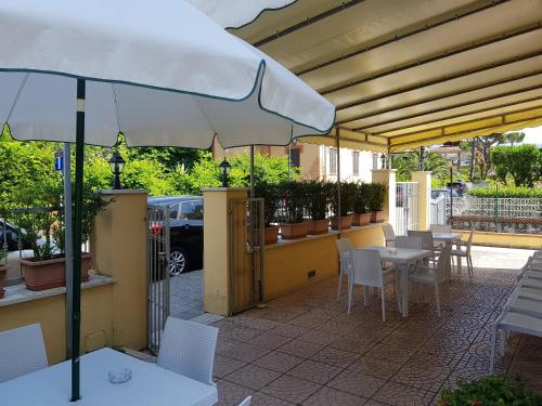 Balkón nebo terasa v ubytování Hotel Margot