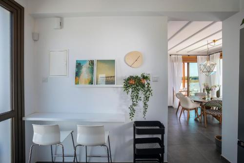 Χώρος καθιστικού στο Chris Le Mare Luxury Villa