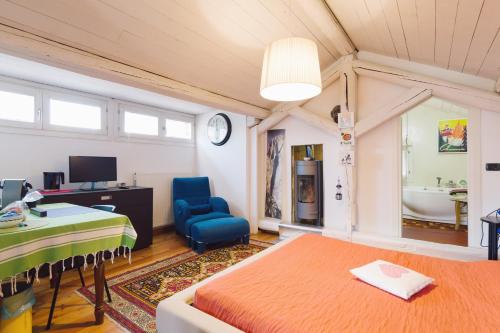 Ein Bett oder Betten in einem Zimmer der Unterkunft Casa Allori