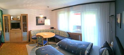 Μια τηλεόραση ή/και κέντρο ψυχαγωγίας στο Ferienwohnung Brigitte