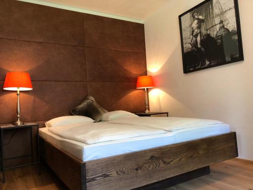 Voodi või voodid majutusasutuse Style Apartments by Mieze Schindler toas
