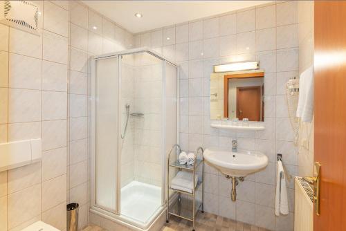 Ένα μπάνιο στο Dr. Aufmesser Appartements