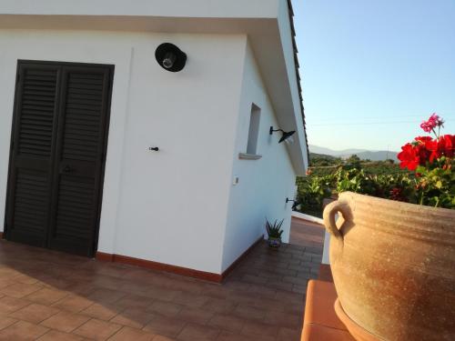 a view from the balcony of a house at villa peppino in Montallegro
