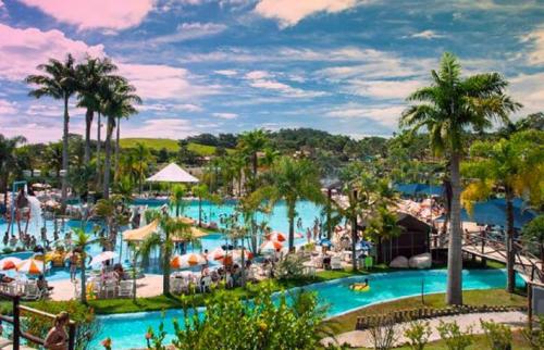 a view of a pool at a resort at Aldeia das Águas Park Resort in Barra do Piraí