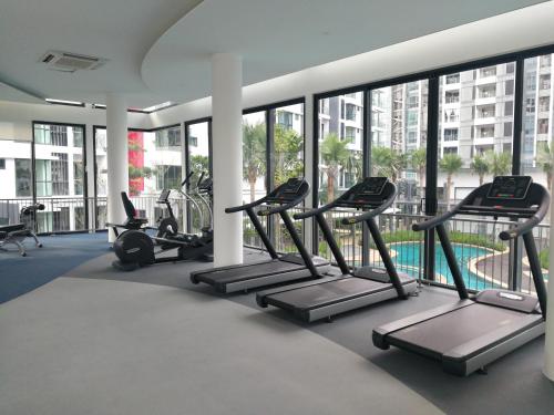 Sunway velocity with KLCC view - AJ Home tesisinde fitness merkezi ve/veya fitness olanakları