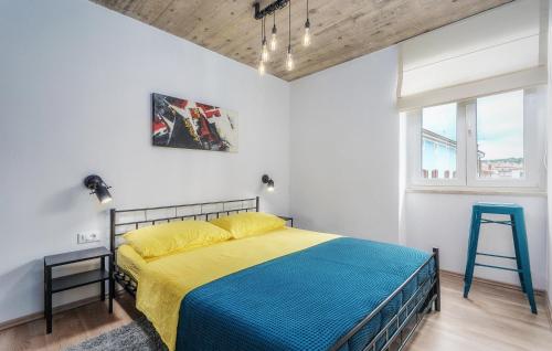 Ένα ή περισσότερα κρεβάτια σε δωμάτιο στο Orion apartment