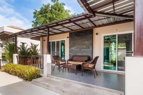 Balkón nebo terasa v ubytování Thuan Resort