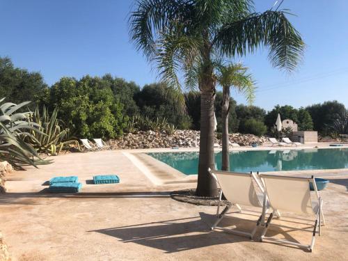 Bazén v ubytovaní Le Biadelle - Country Boutique Apartments - Villa Laura Ostuni alebo v jeho blízkosti