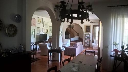 Χώρος καθιστικού στο Casa di Mezzacosta