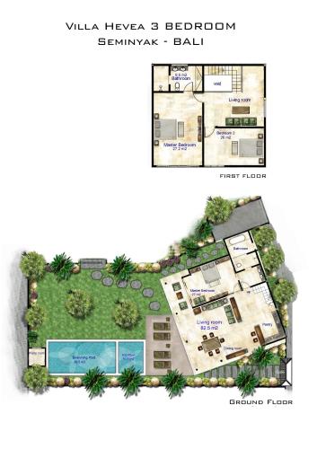 Kolam renang di atau dekat dengan Hevea Villas