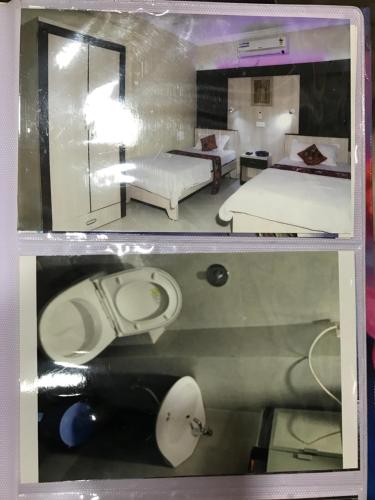 那格浦爾的住宿－Shivam Apartment，两张带两张床的房间的照片