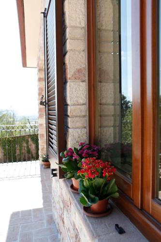 Μπαλκόνι ή βεράντα στο B&B Lavanda e Rosmarino