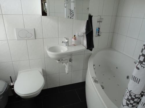 Koupelna v ubytování B & B Auf dem Wolf, St. Jakob