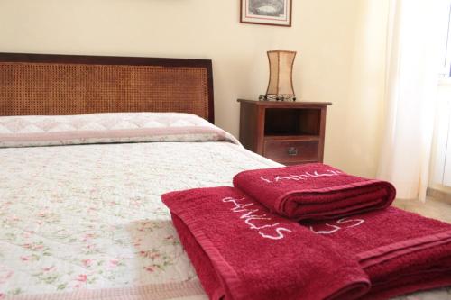 Postel nebo postele na pokoji v ubytování Ianus Guest House