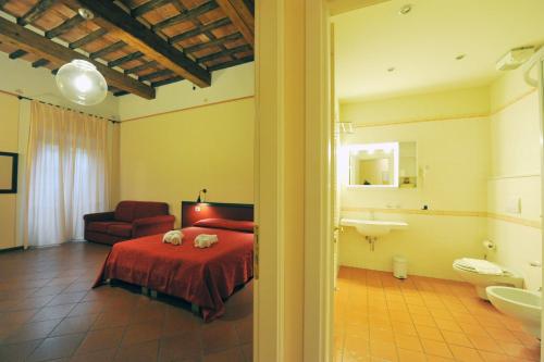 Koupelna v ubytování B&B Il Seminario