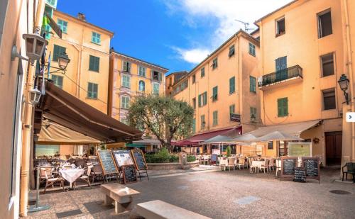 Bygningen som lejligheden ligger i