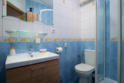 Apartament Droga na Bystre tesisinde bir banyo