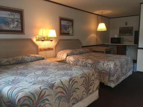 Katil atau katil-katil dalam bilik di Twin Pine Motel