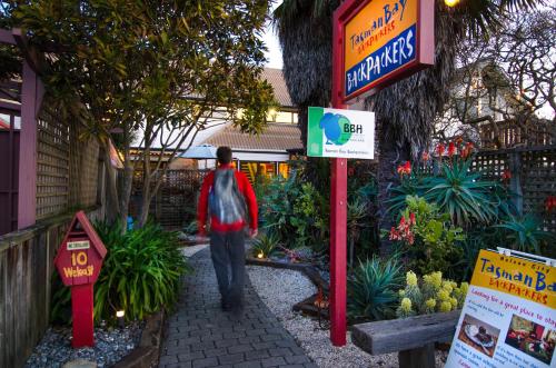 Κήπος έξω από το Tasman Bay Backpackers