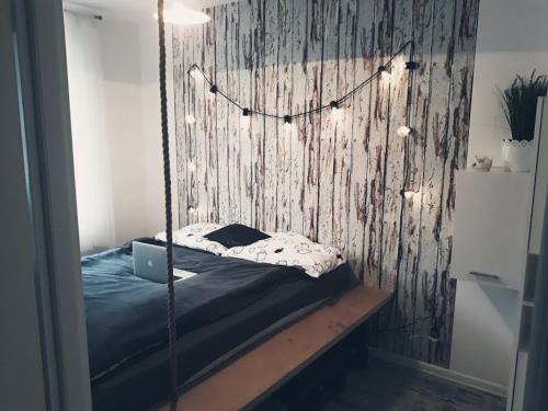 Postel nebo postele na pokoji v ubytování Apartament Leśny