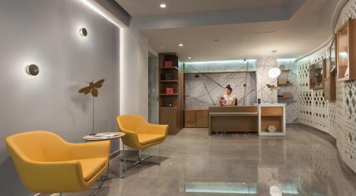 Vstupní hala nebo recepce v ubytování Blue Lagoon City Hotel