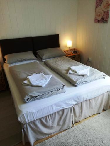 Ein Bett oder Betten in einem Zimmer der Unterkunft Pension Julia
