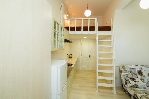 Ένα ή περισσότερα κρεβάτια σε δωμάτιο στο Apartment Smart