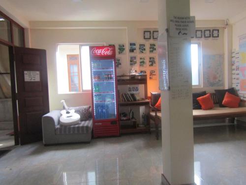 Χώρος καθιστικού στο Kandy Backpackers Hostel