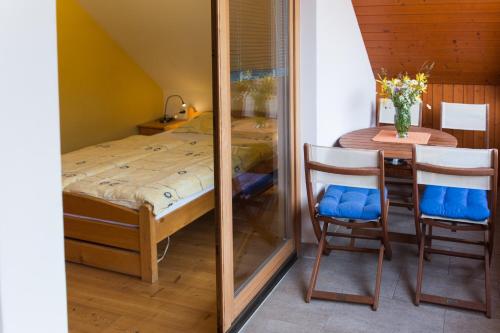 Postel nebo postele na pokoji v ubytování Alpine Spot