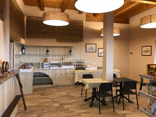 Cuisine ou kitchenette dans l'établissement Borgo San Cosmo Tropea