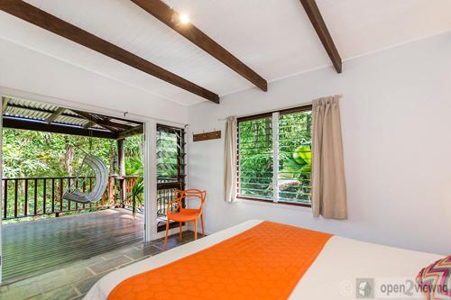 Ένα ή περισσότερα κρεβάτια σε δωμάτιο στο Villa Zena