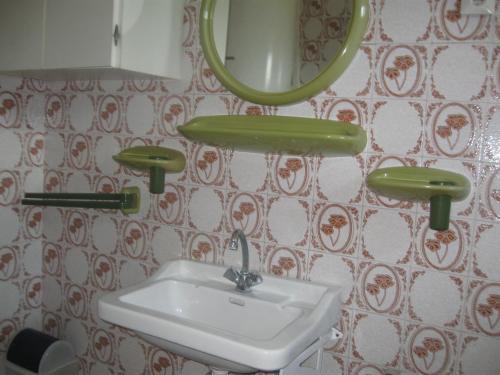 Koupelna v ubytování Barbara Apartmanház