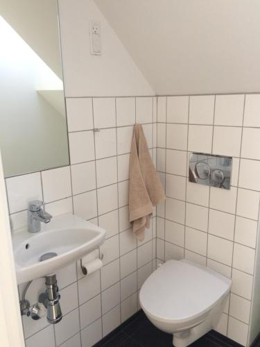 Koupelna v ubytování Lejlighed på landet, NO Smoking