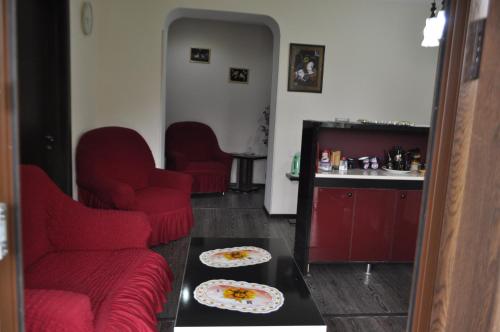 Posezení v ubytování Guesthouse Dariali