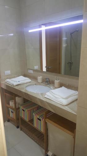 Koupelna v ubytování Apartamento Juli4