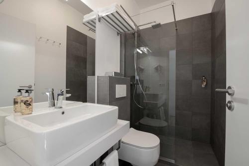 Koupelna v ubytování Hotel Selja