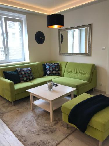 Svetainės erdvė apgyvendinimo įstaigoje CASA VERDE Apartment