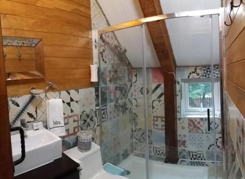 A bathroom at Mapunre