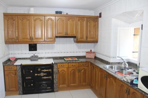 Kuchyň nebo kuchyňský kout v ubytování Casa Justa