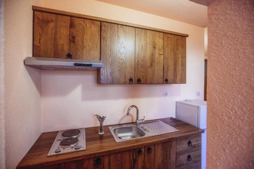 Kuchyň nebo kuchyňský kout v ubytování Apartmani i sobe Dinko